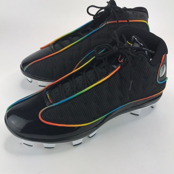 Air Jordan 13 X SoleFly MLB Miami Marlins Cleats main image 4